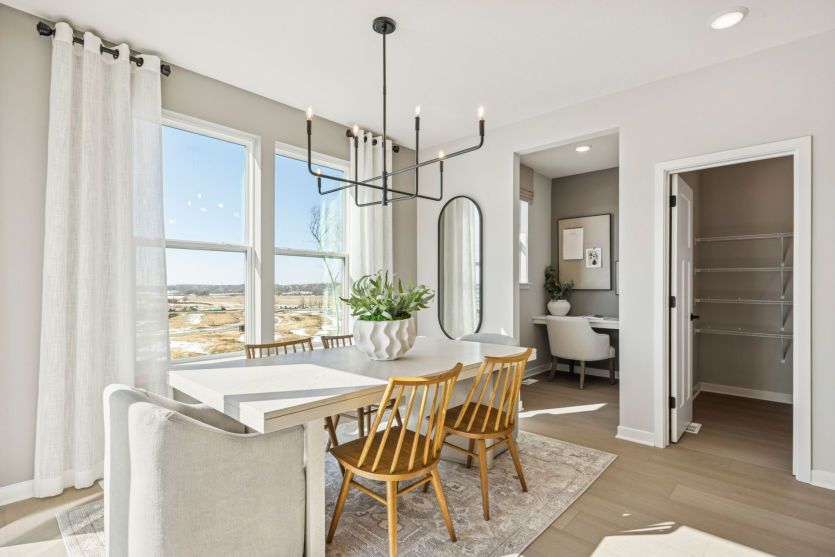 The Pulte Planning Center, located just beyond the dining room.