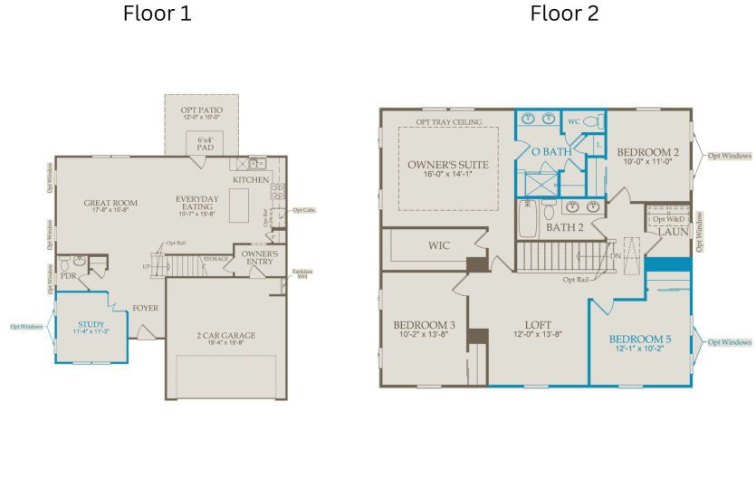 Floor Plan Level 1 & Level 2
