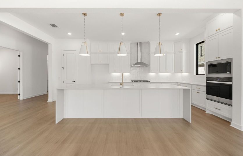 Kitchen Open to the Gathering Space