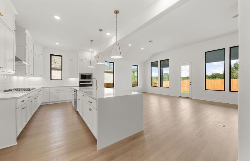 Kitchen Open to the Gathering Space