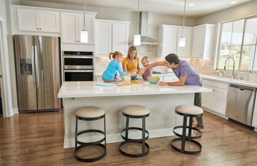 Spacious Kitchens