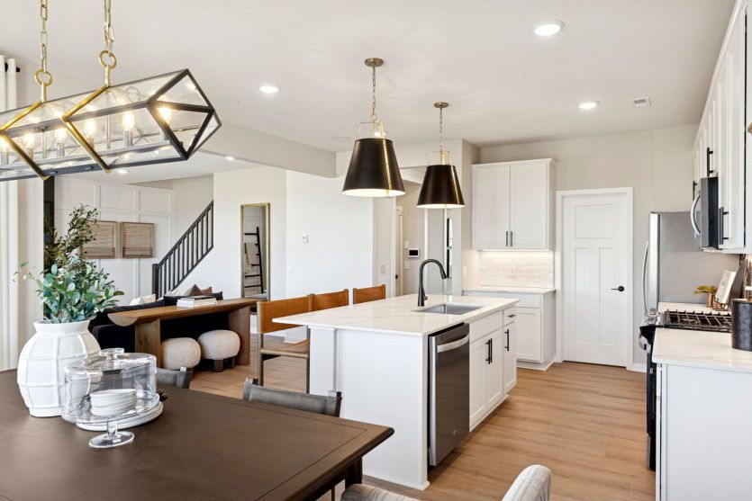 Natural light streams through the home, brightening every corner