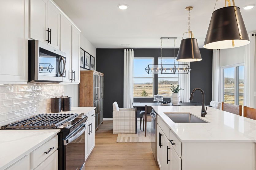 Plenty of space in the kitchen for entertaining, or having a peaceful family dinner at home