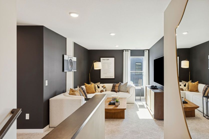 Upper level loft area