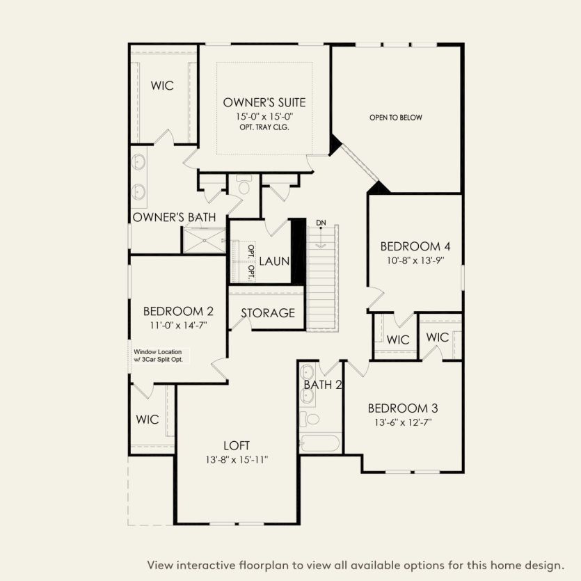 Second Floor 4 br / 2.5 ba