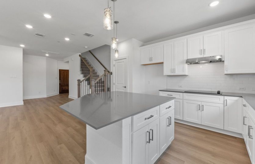Kitchen Open to Gathering Space