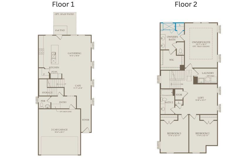 Floor Plan Level 1 & Level 2