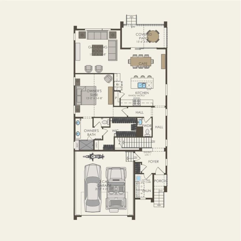 First Floor 3 br / 2.5 ba