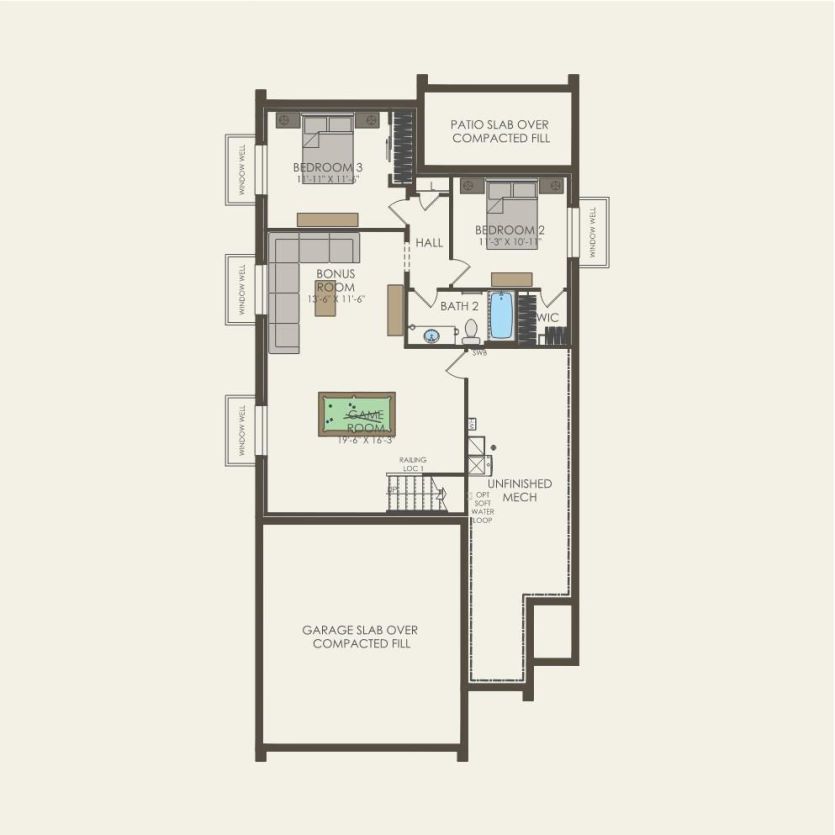 Second Floor 3 br / 2.5 ba