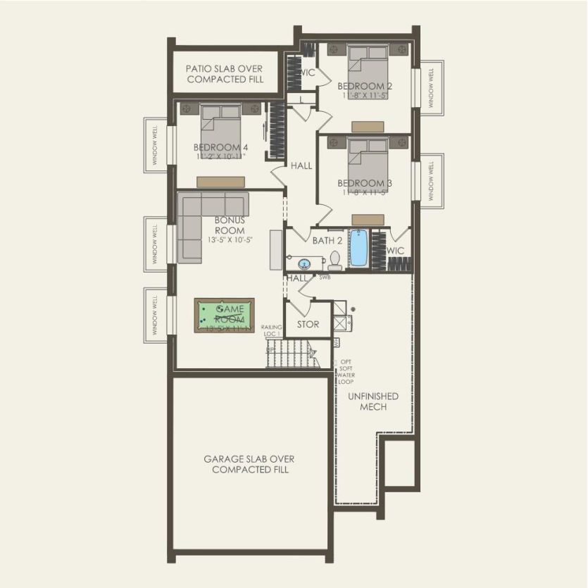 Second Floor 4 br / 2.5 ba