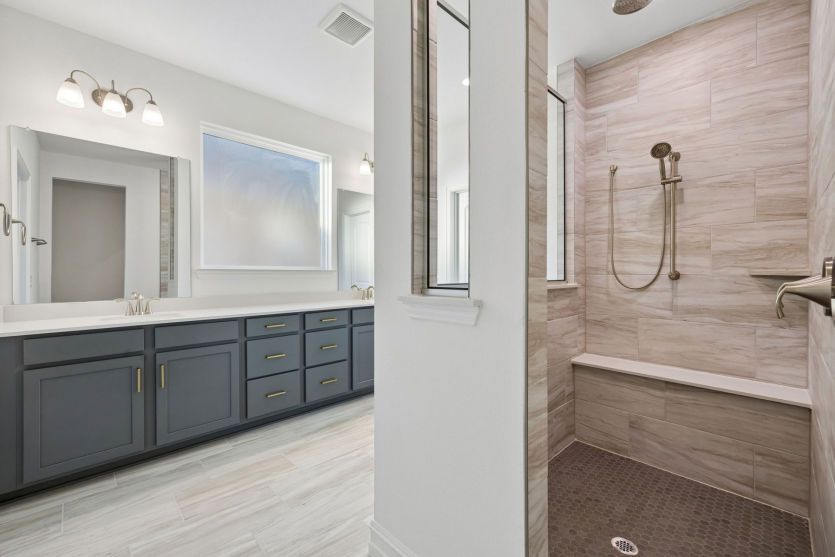Large shower in owner's bath *photos may depict options and features that aren't available