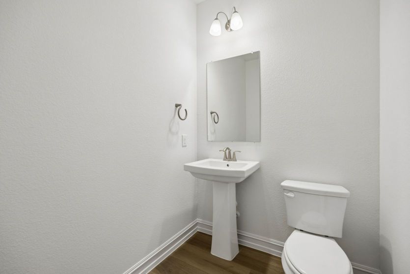 Powder bath on first floor *photos may depict options and features that aren't available