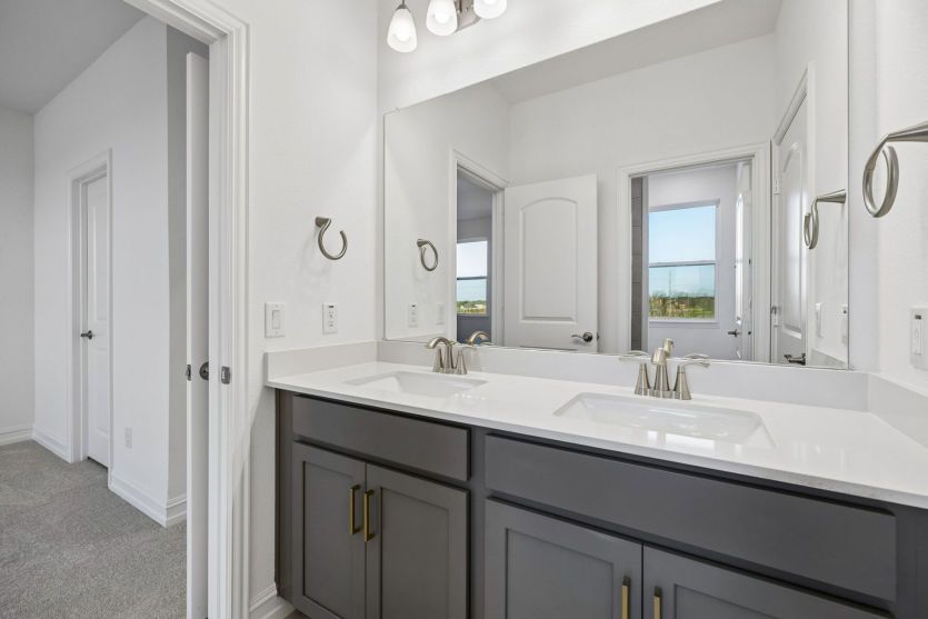 Secondary bathroom *photos may depict options and features that aren't available