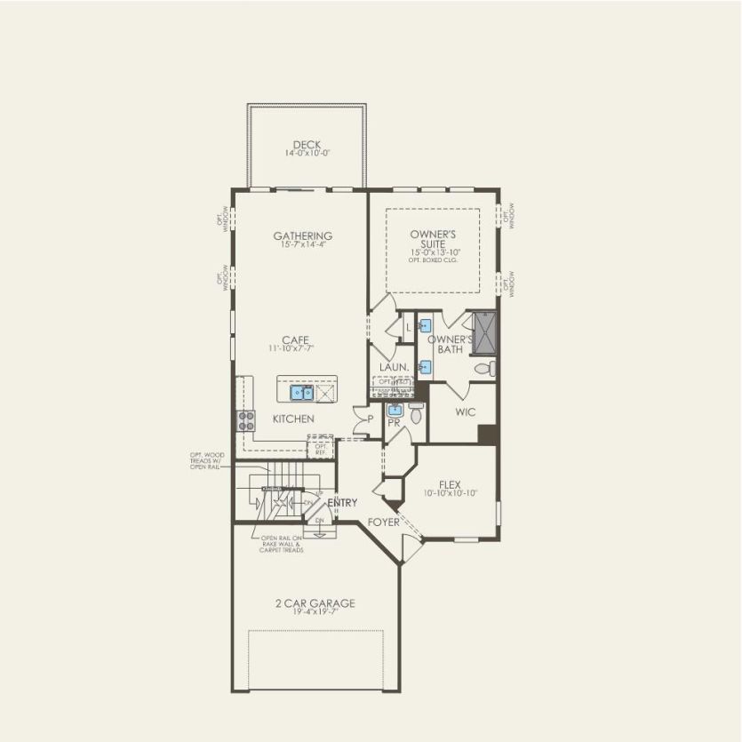 First Floor 2 br / 2.5 ba