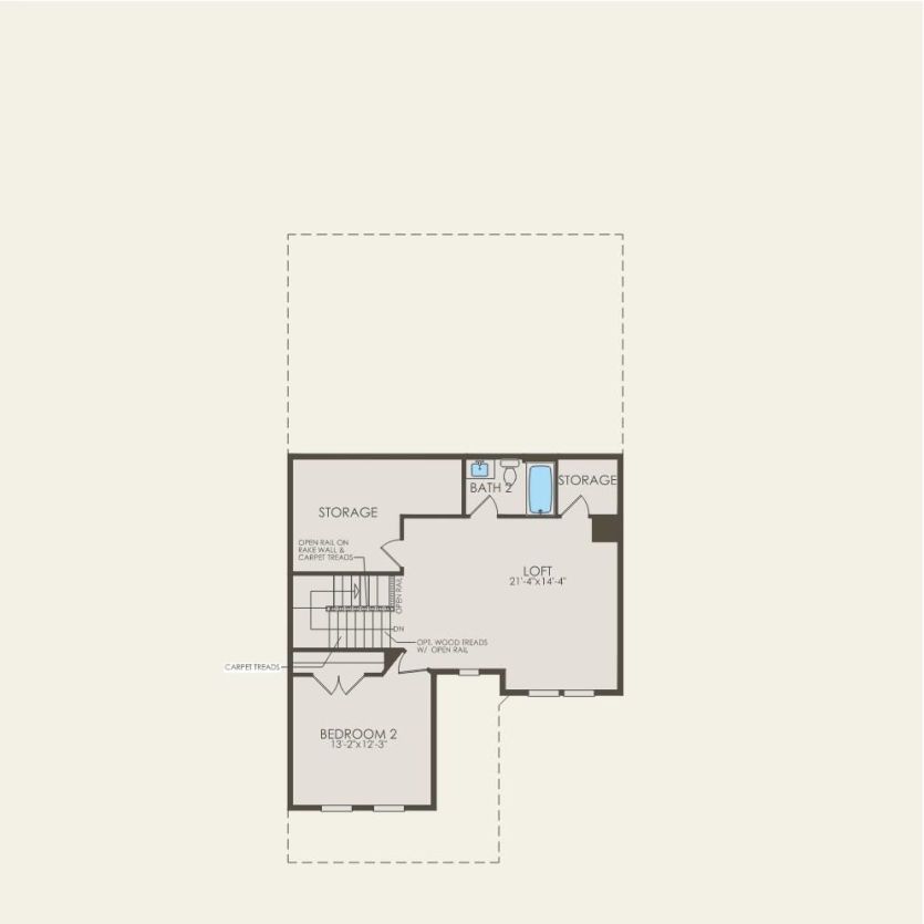 Second Floor 2 br / 2.5 ba