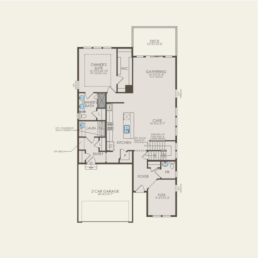 First Floor 2 br / 2.5 ba