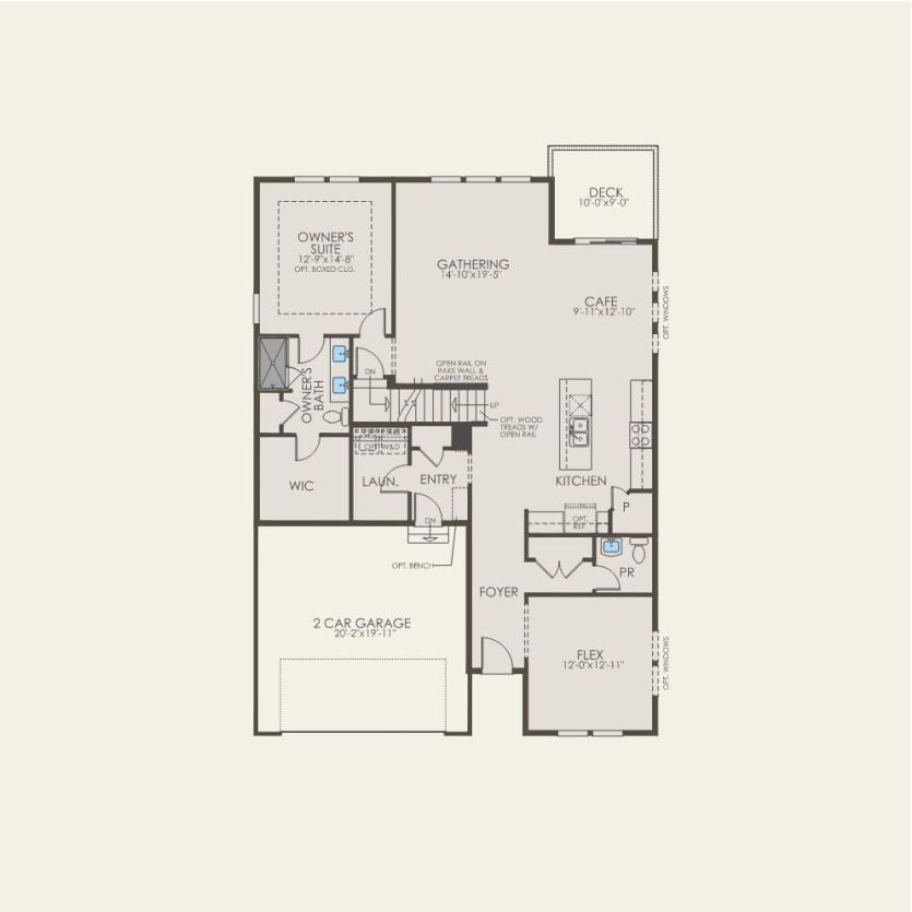 First Floor 2 br / 2.5 ba