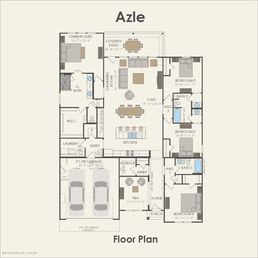 First Floor 4 br / 3 ba