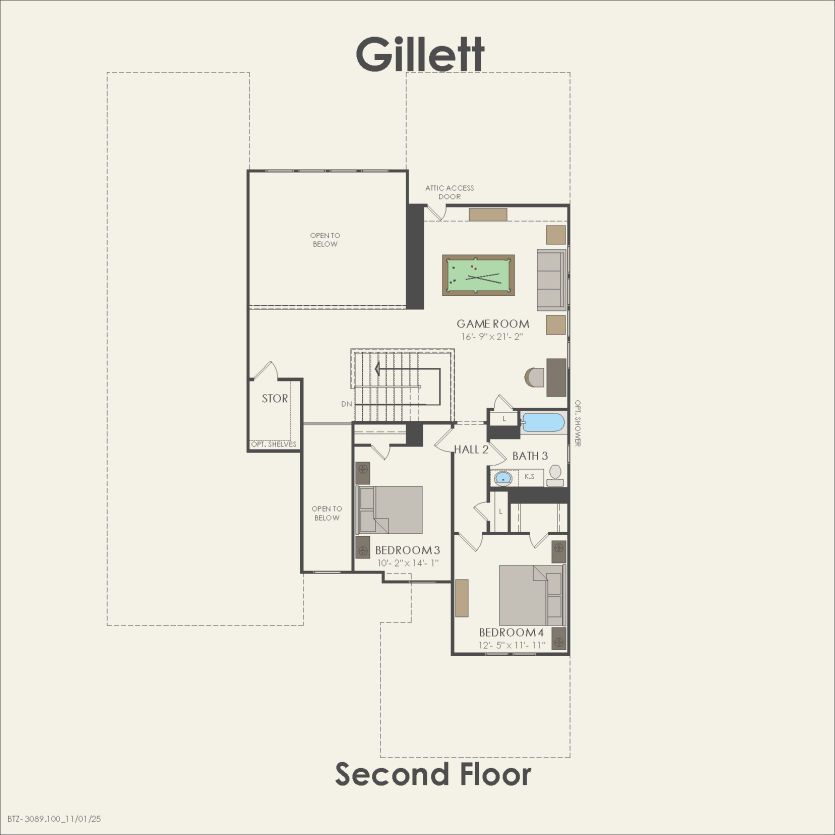 Second Floor 4 br / 3.5 ba