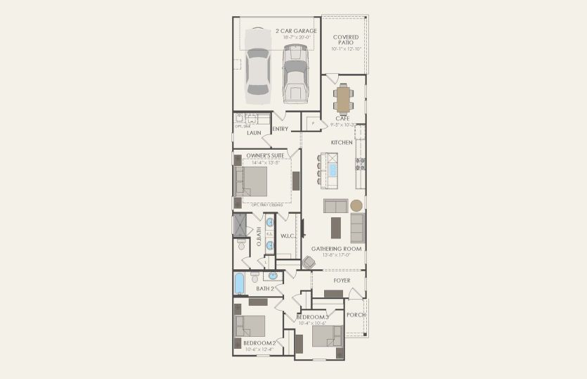 Floorplan layout of home