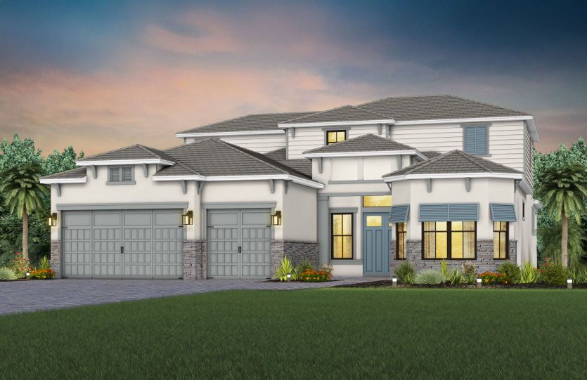 Exterior CO3 with stone
