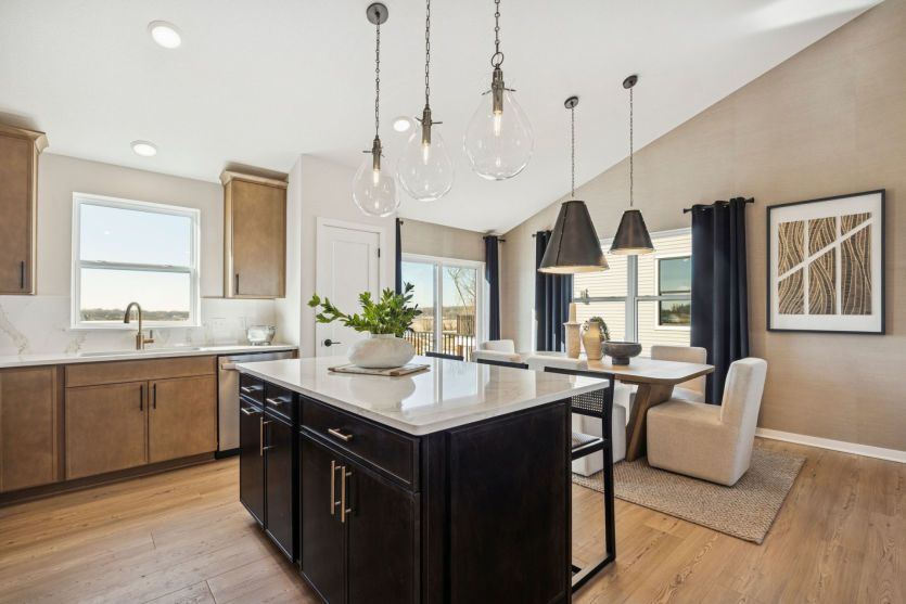 A kitchen designed for cooking, gathering, and living.