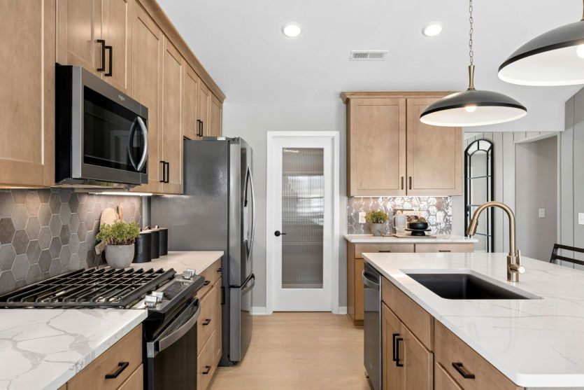 Your gourmet kitchen with the perfect island at the center.