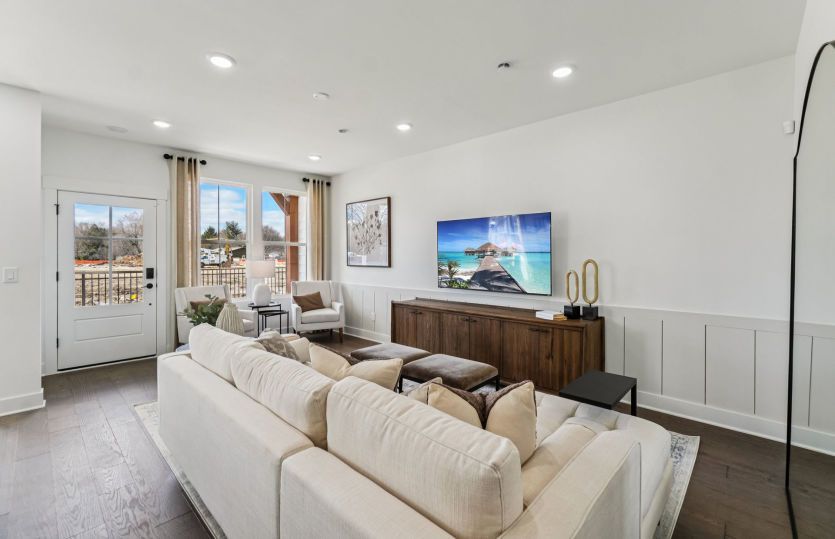 Inviting gathering room