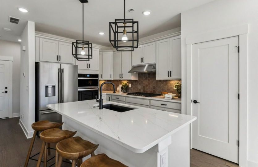 Large kitchen island