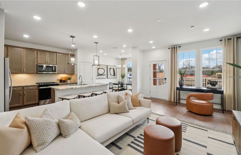 Functional open floorplan