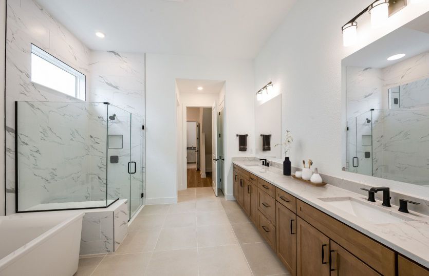 Spa like owner's bathroom