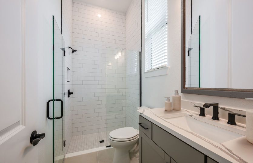 Secondary bathroom