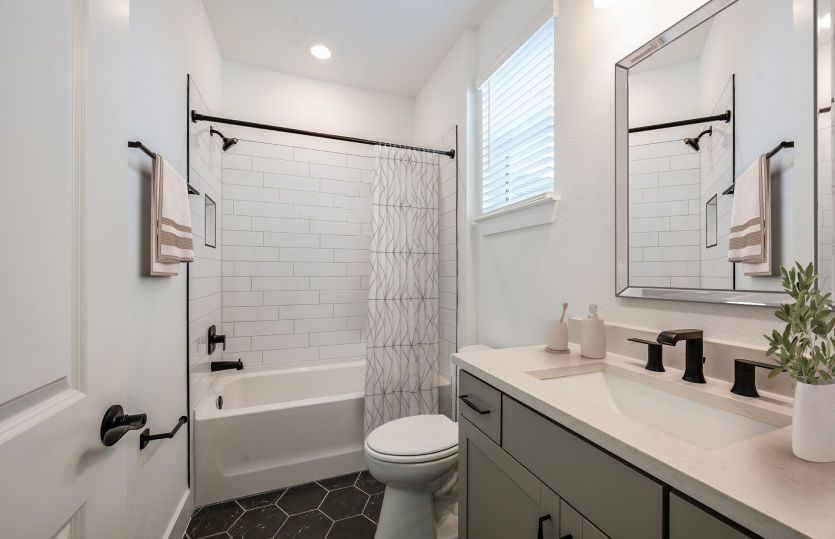 Secondary bathroom