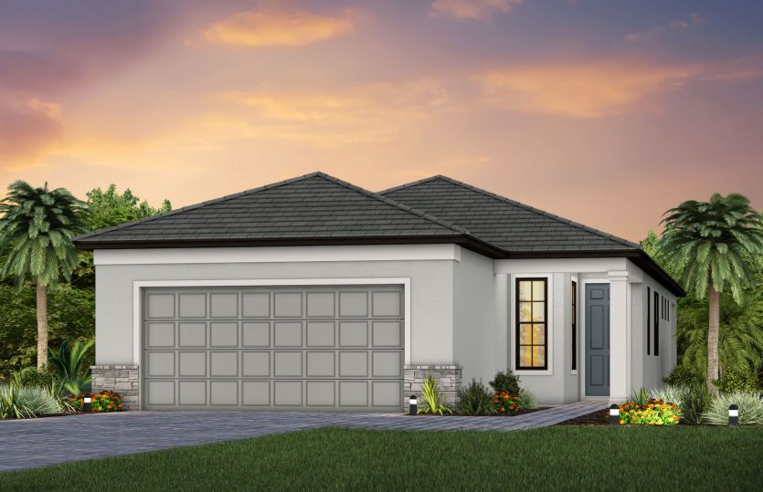 Exterior FM1 with optional stone
