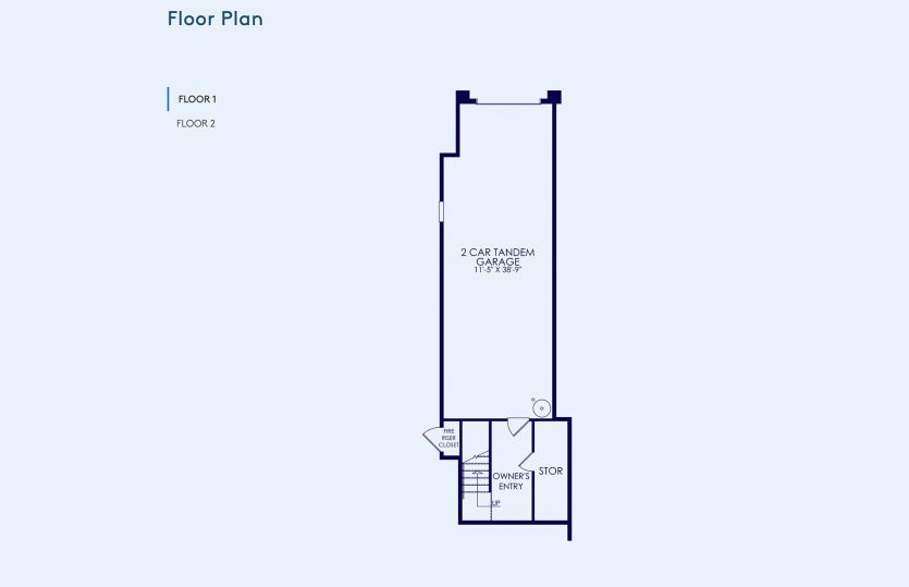 Plan B Floor Plan, Quick Move-In Home, Floor 1