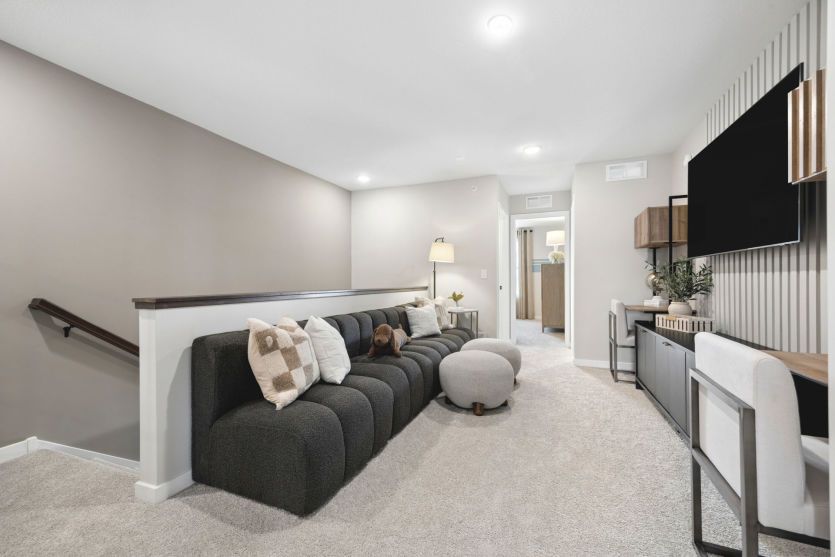 The Hadley proudly boasts a loft!