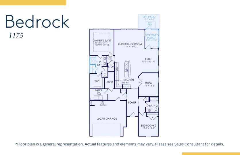Bedrock Floorplan