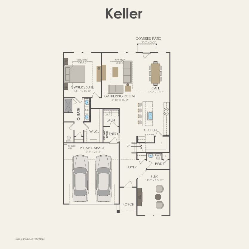 First Floor 4 br / 2.5 ba