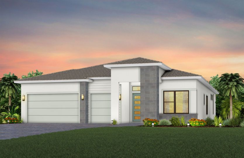 Exterior MD3 with stone