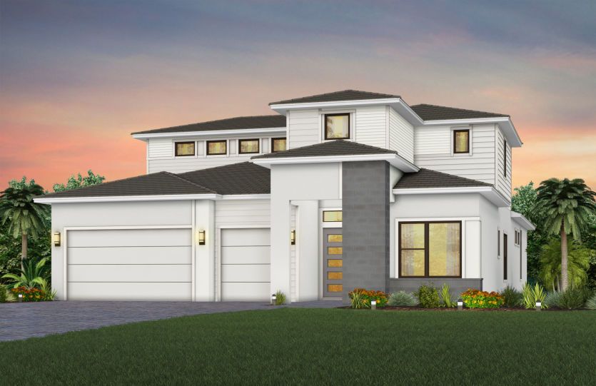 Exterior MD3 with stone