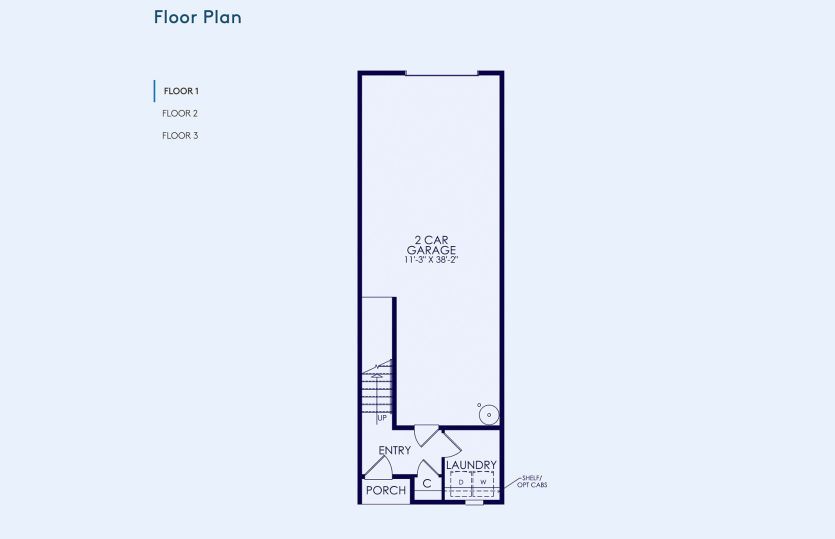 Plan C Floor Plan, Quick Move-In Home, Floor 1