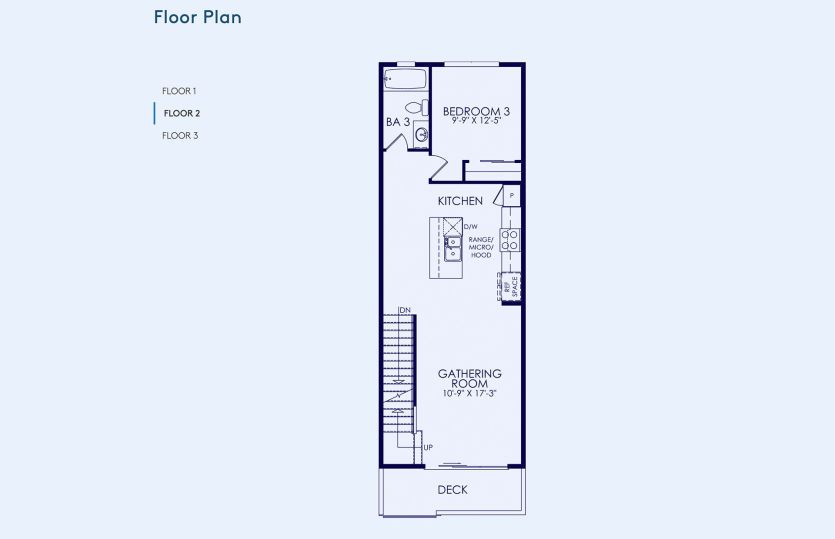 Plan C Floor Plan, Quick Move-In Home, Floor 2