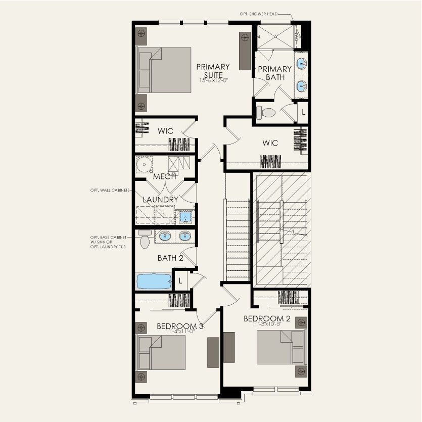 Second Floor 3 br / 2.5 ba
