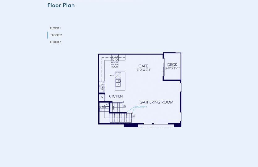 Plan 2 Floor Plan, Quick Move-In Home, Floor 2
