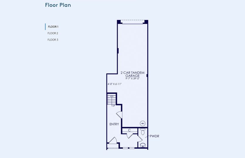 Plan 3 Floor Plan, Quick Move-In Home, Floor 1