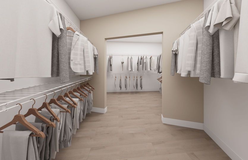 Expansive Walk-In Closet in the Primary Suite