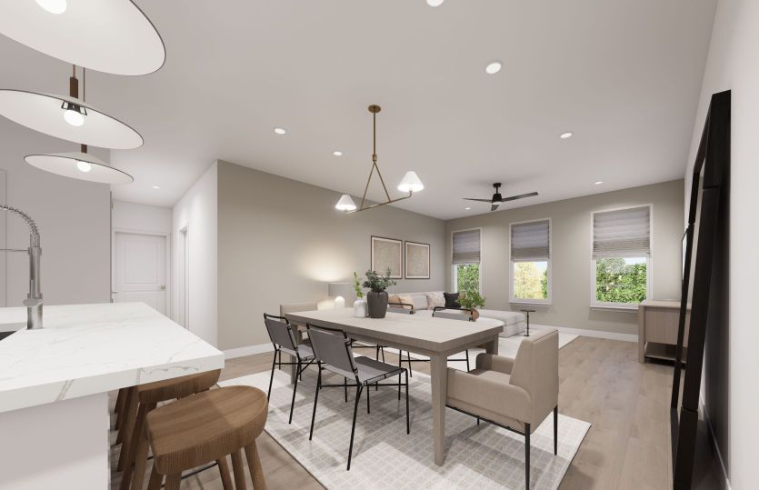 Dining Area Seats 6