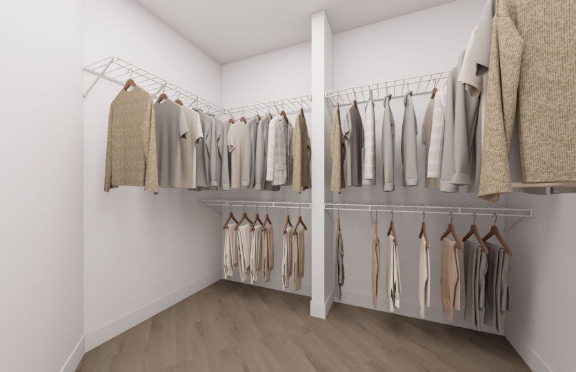 Walk-In Closet in the Primary Suite