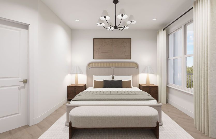 Bedroom 2 with Spacious Walk-In Closet