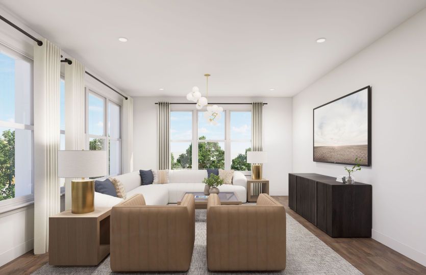Gathering Room Opens to the Kitchen and Dining Room